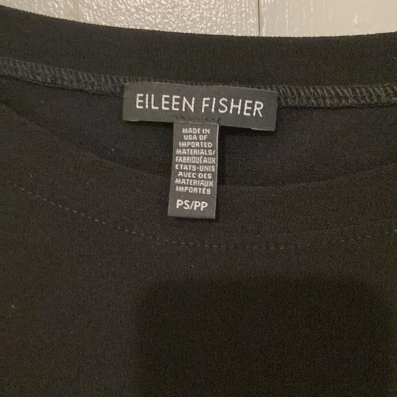 EILEEN FISHER Black top size PS/PP worn once because it is too big for me - Picture 5 of 6